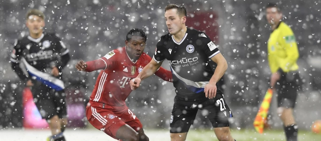 Bundesliga: Κόλλησαν στο χιόνι Μπάγερν και Αρμίνια - Αναδείχθηκαν ισόπαλες με 3-3